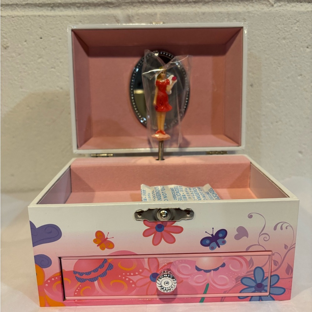 Musical Jewelry Box Dancing Ballerina with Mirror Sears
